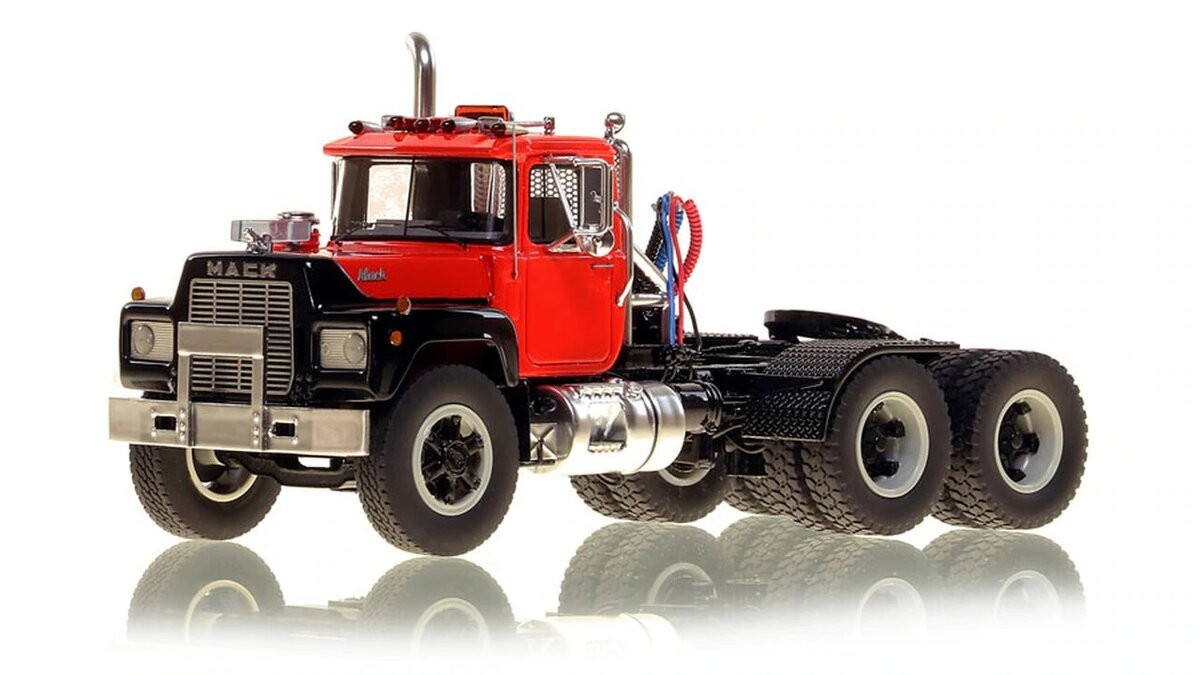 Fire Replicas 103-2 1:50 Mack RD688 SX 1987 Tandem Axle Tractor – Red/Black