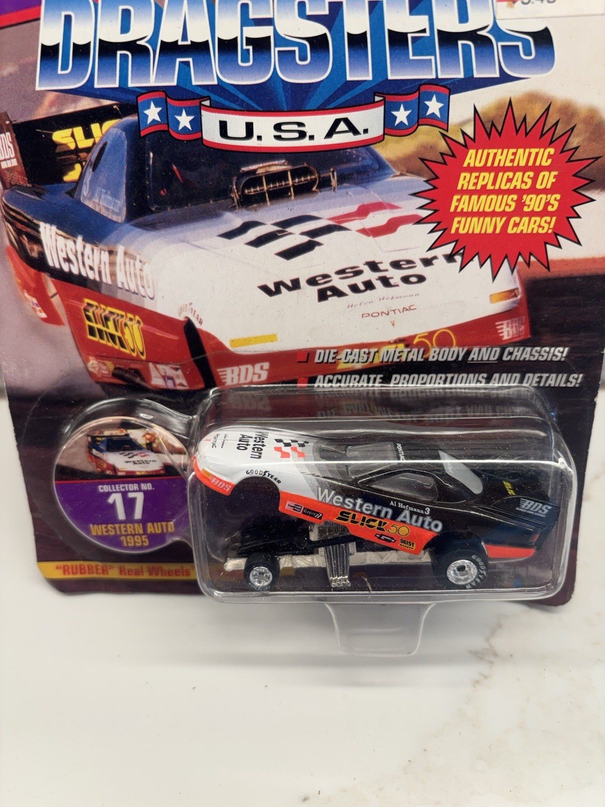 Johnny Lightning Dragsters USA Western Auto 1995 Collector No. #17 Al Hoffman