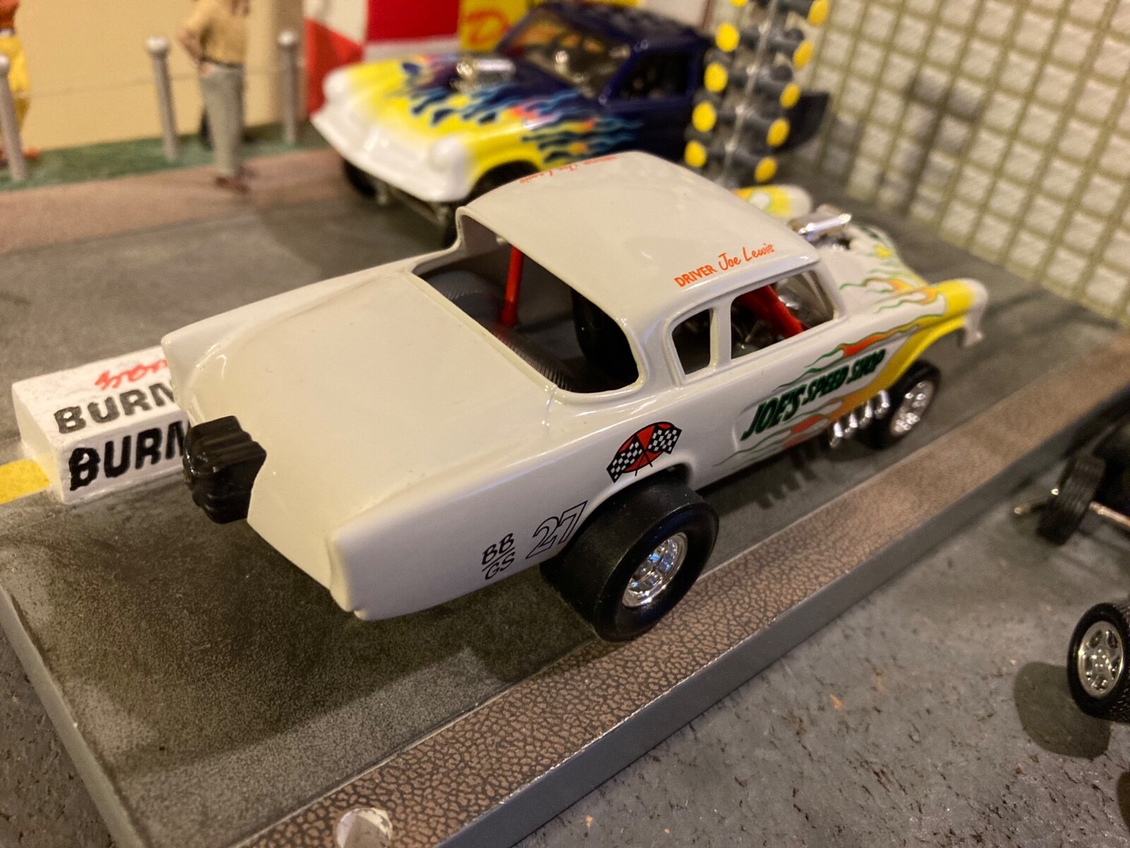 1953 Studebaker Funny Car, 1/43 Scale, 1/4 Mile Drag Strip Car, Funny Car