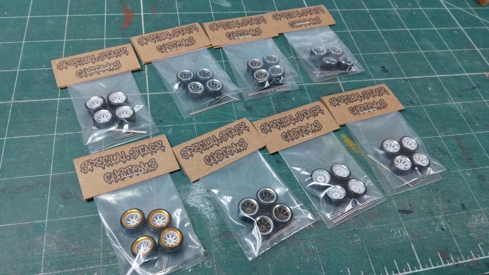 1/64 OZ FUTURA METAL BARREL WHEELS FOR HOT WHEELS MATCH BOX CUSTOMS 1:64