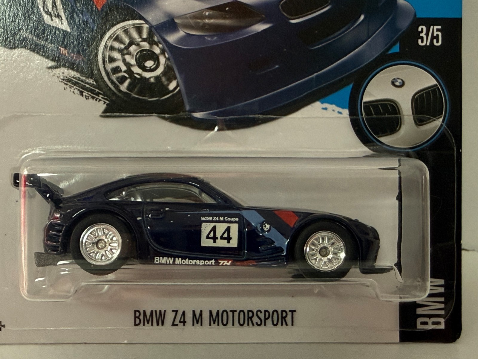 2016 HOT WHEELS SUPER TREASURE HUNT 3/5 BMW Z4 M MOTORSPORT 1:64