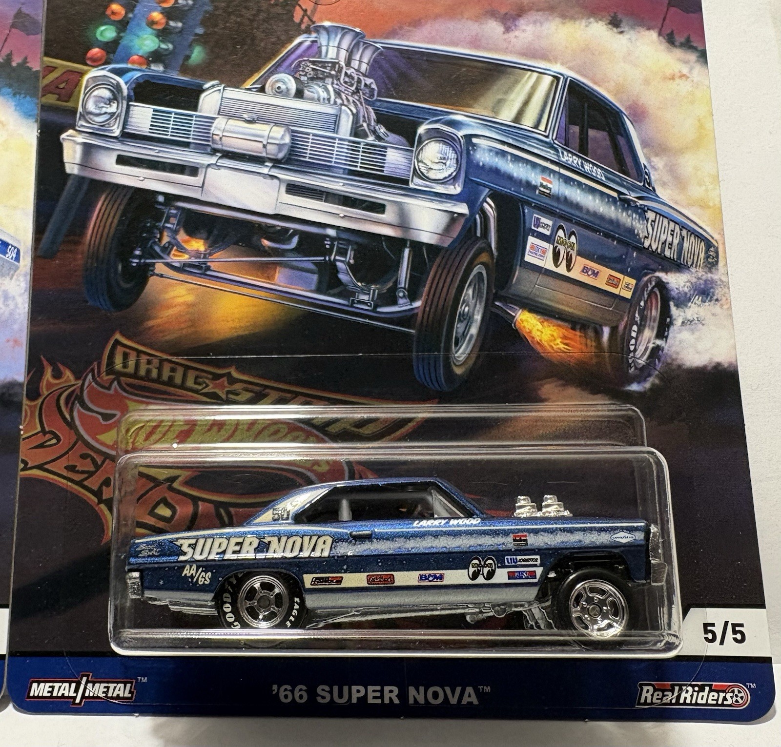 2018 Hot Wheels Premium 50th Car Culture Drag Strip Demons Gasser 5 Car Set