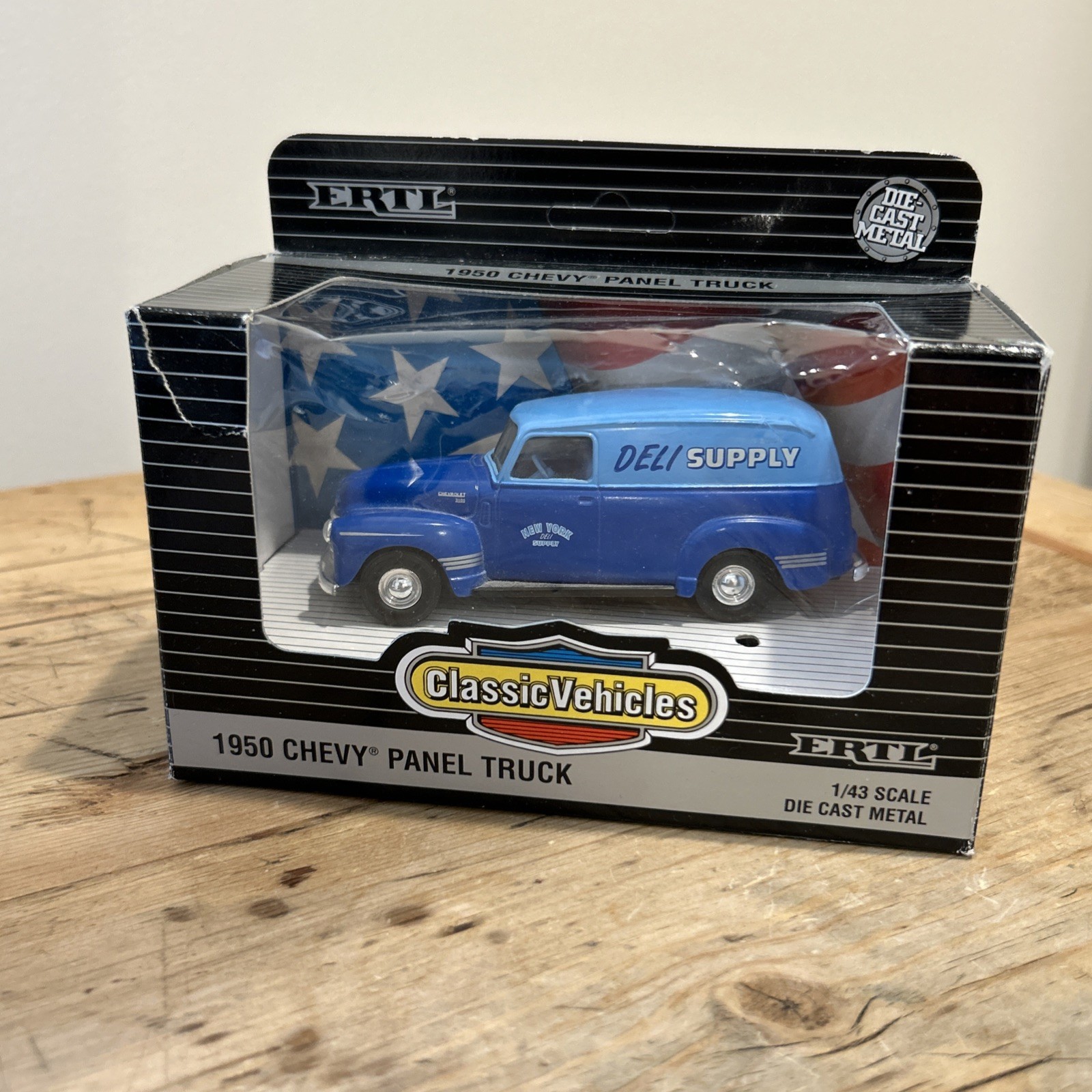 Ertl 1950 Chevy Panel Truck Classic Vehicles Die Cast Metal Deli Supply with Box
