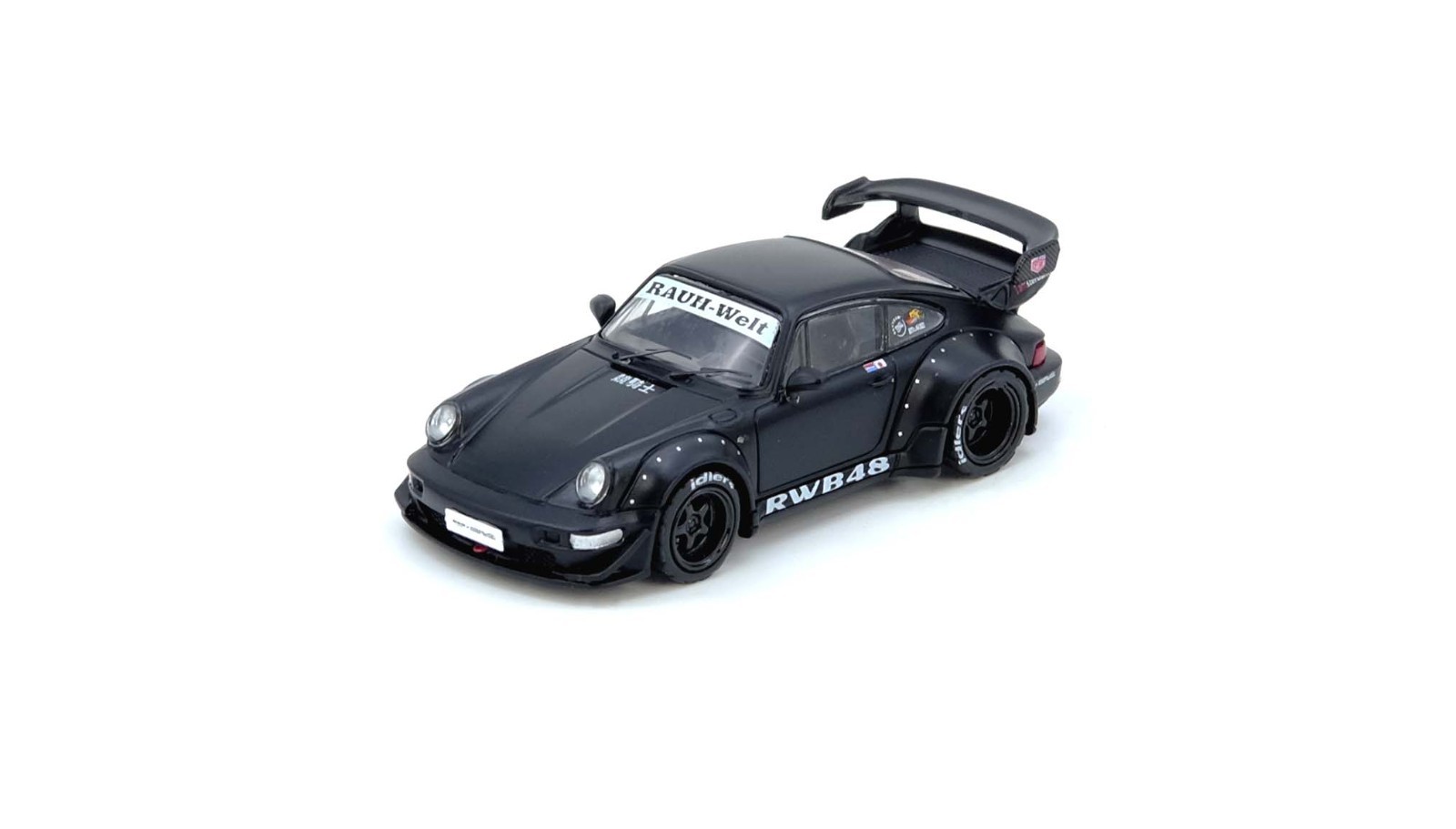 2026 INNO64 Black Matt Matte PORSCHE 964 RWB Darth Vader Item #IN64-RWB964-BM