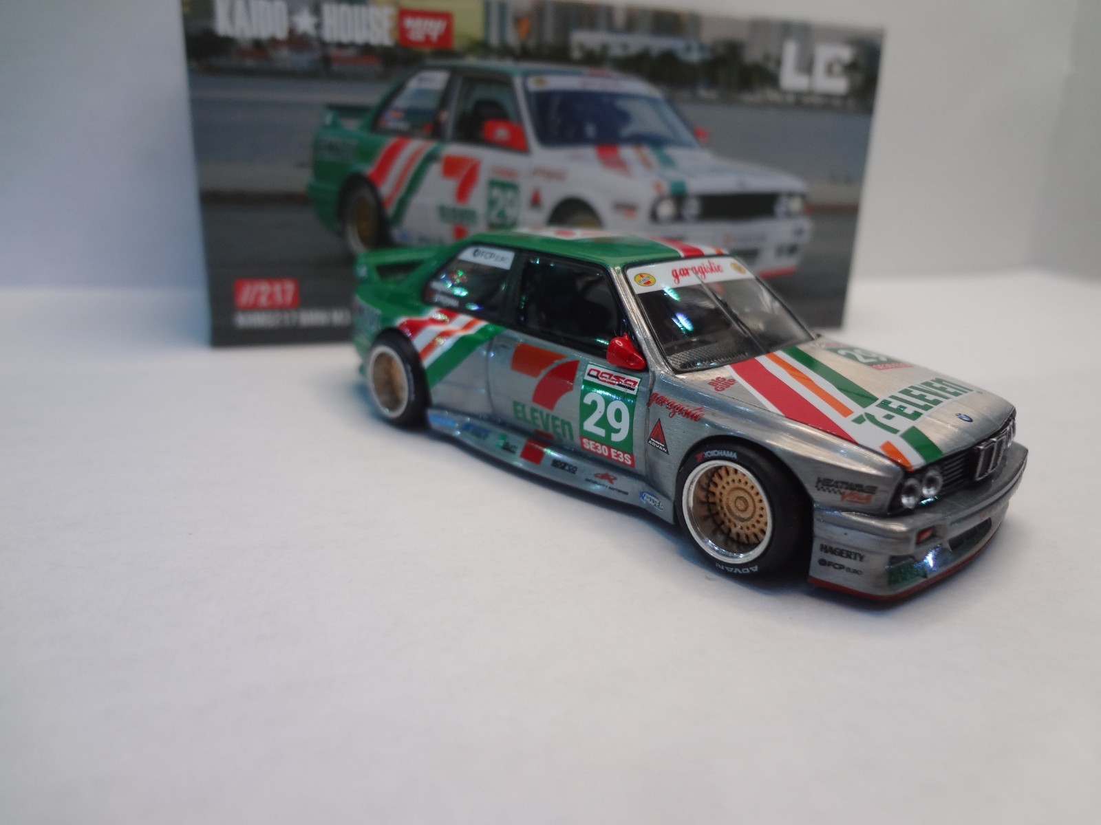 Mini GT Kaido House RAW CHASE BMW M3 Kaido Works Larry Chen V1 – USA Exclusive