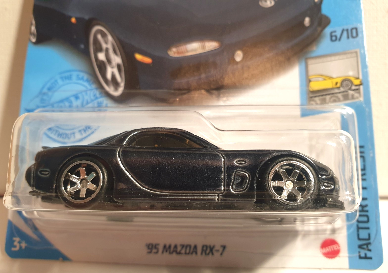 Hot Wheels Super TREASURE HUNT ’95 Mazda RX-7 Factory Fresh in Protector
