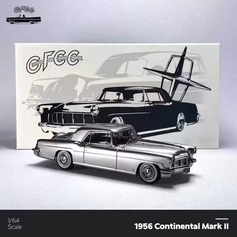 GFCC 1:64 Lincoln Continental Openable Hood Diecast Collectible Car Model Gift