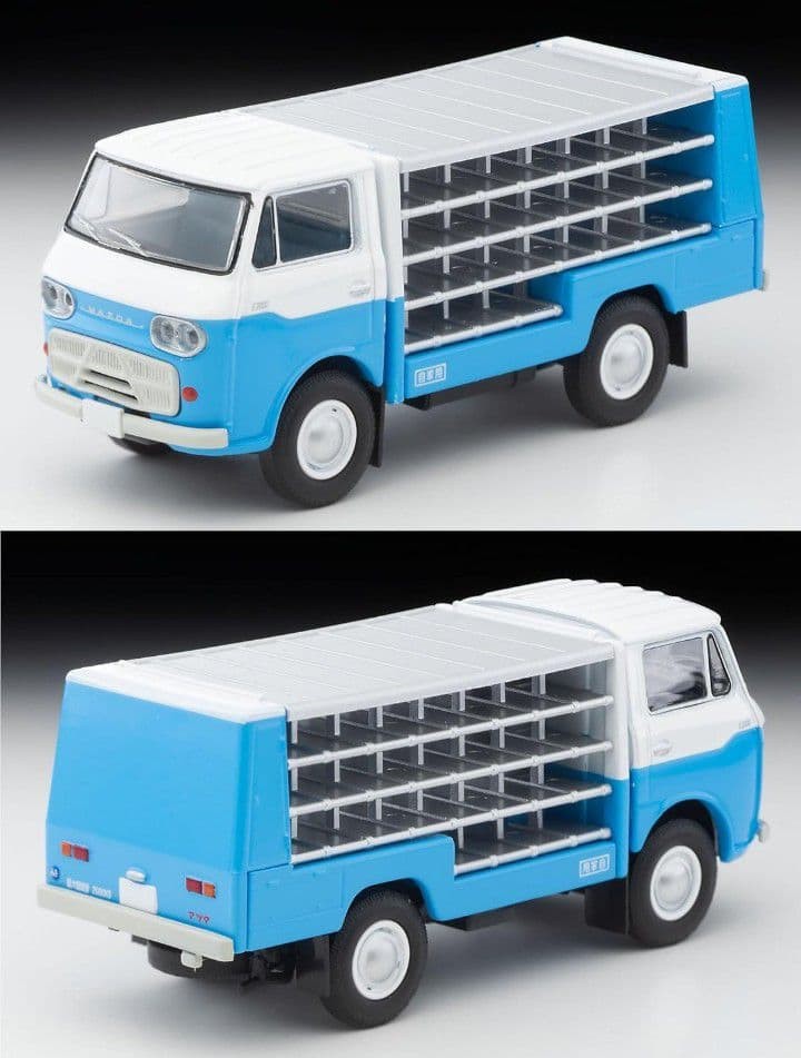 TOMYTEC Mazda E2000 Bottle Car White Light Blue Limited Vintage New