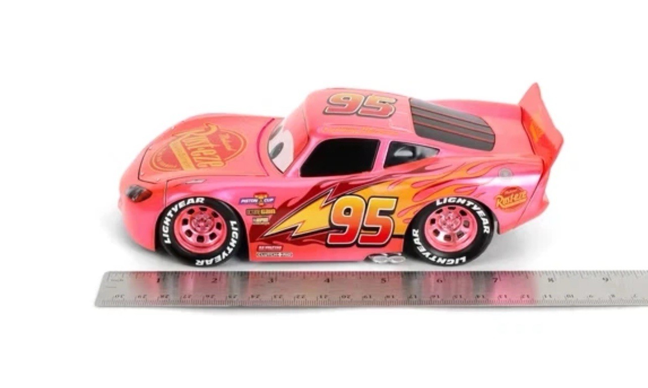 IN HAND Jada Pink Slips CHASE Disney Cars Lightning McQueen 1:24 FREE SHIP
