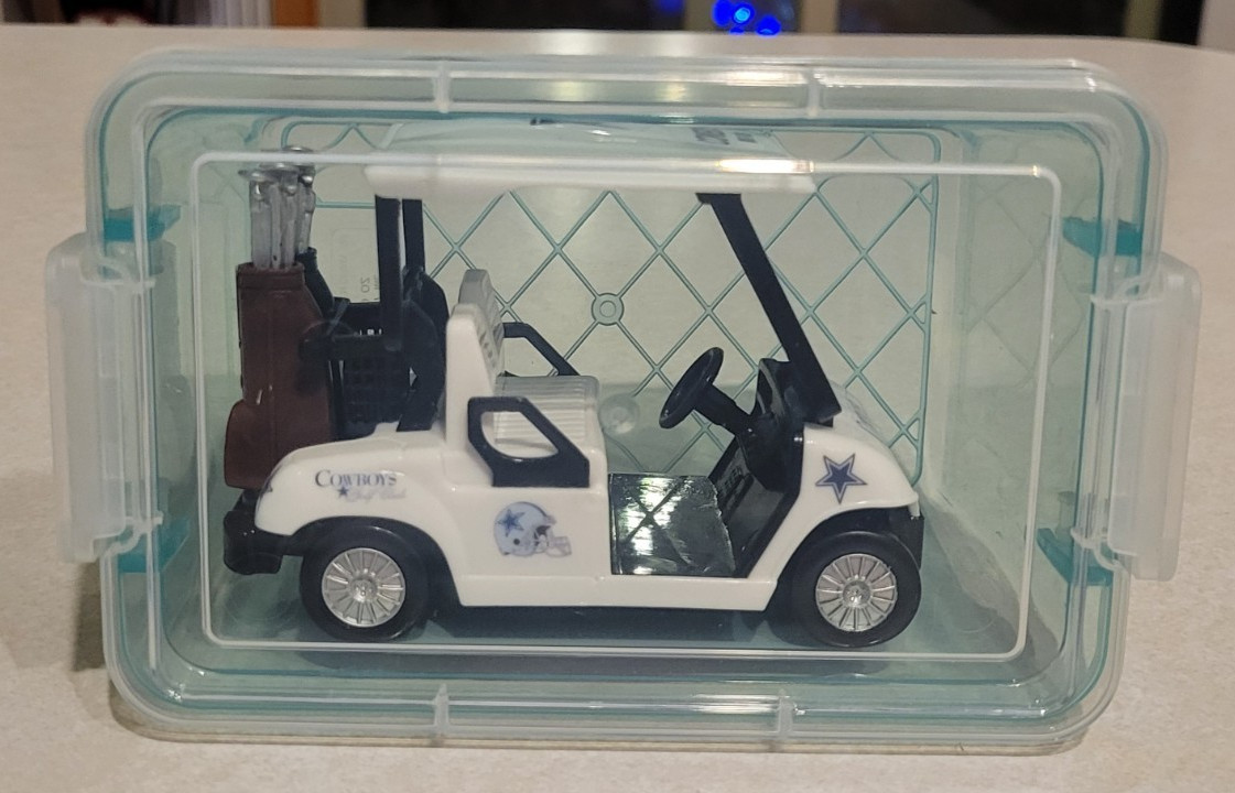 DALLAS COWBOYS custom GOLF CART diecast/ plastic car truck