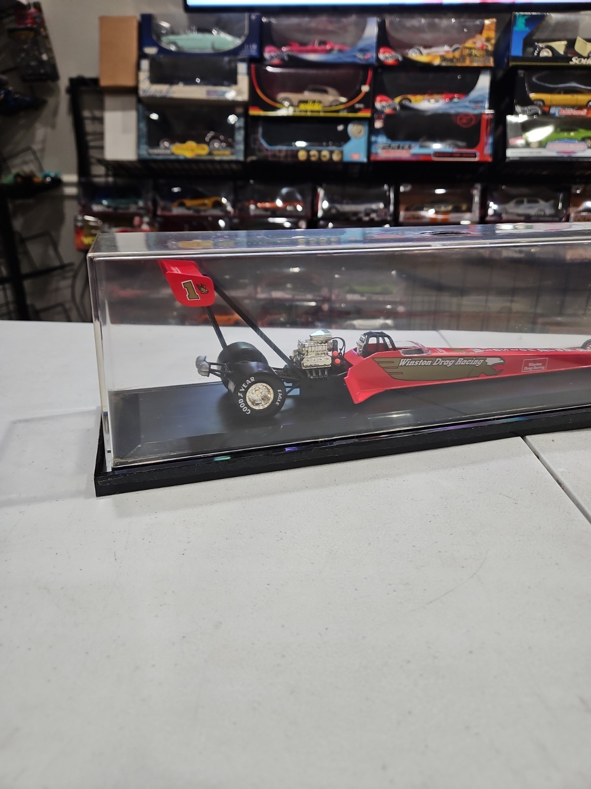 ACTION 1996 WINSTON DRAG RACING TOP FUEL DRAGSTER 1/24 W/ CASE 🇺🇸 SHIPPED