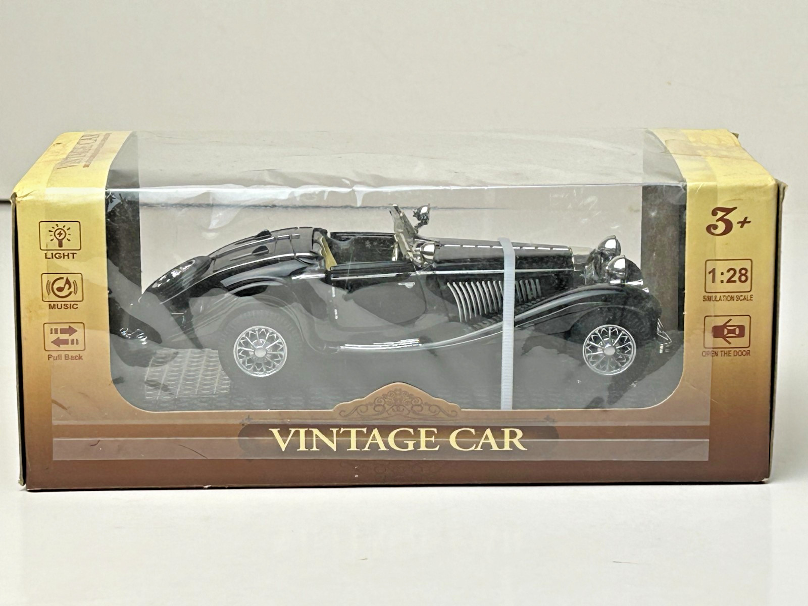 Diecast 1:28 Scale 1930’s Mercedes 540K with Box