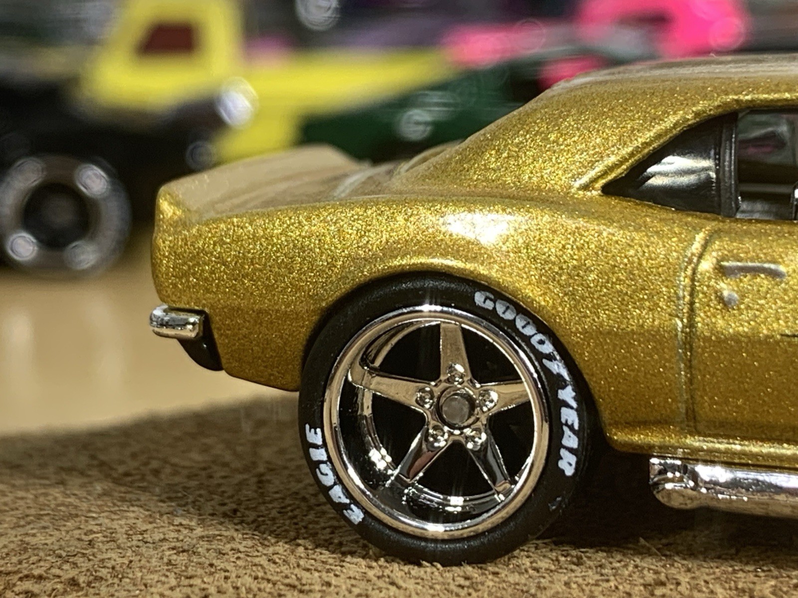 Hot Wheels ’67 Chevy Camaro Custom Wheel Swap Hot Rod Street Machine
