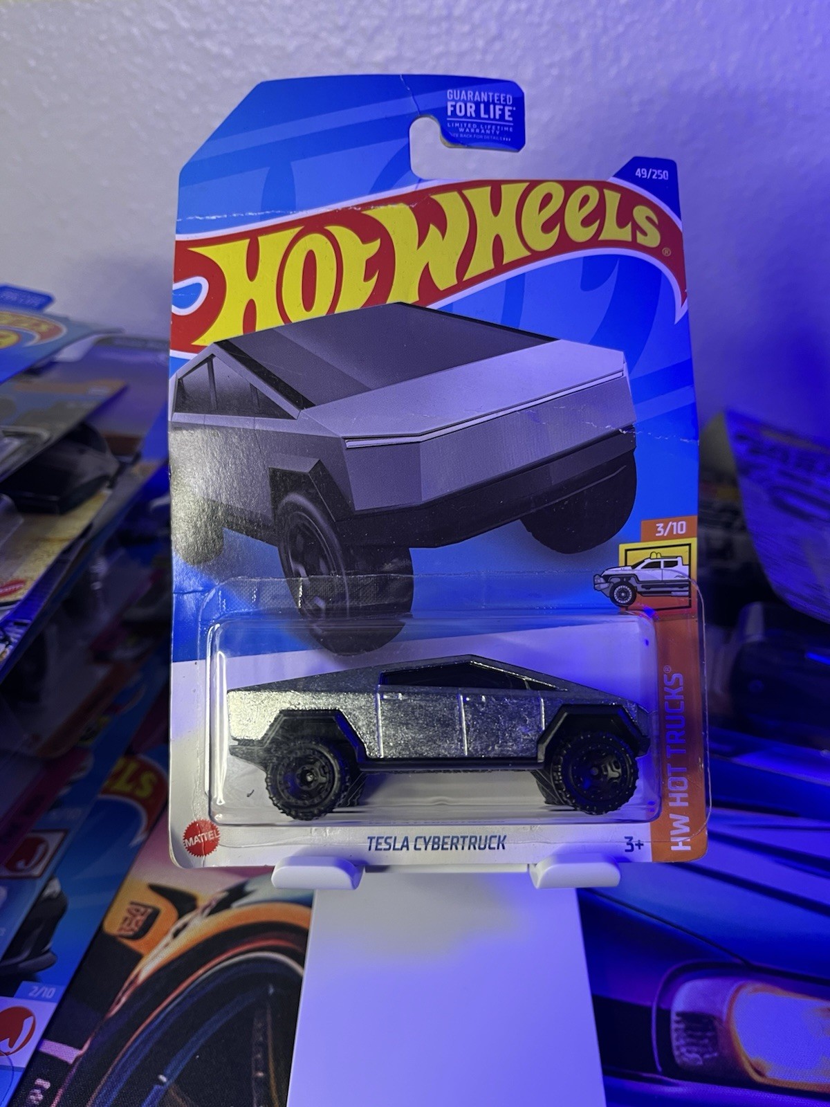 Hot Wheels HW Hot Trucks Tesla Cybertruck 1:64 Silver Diecast Unopened Box