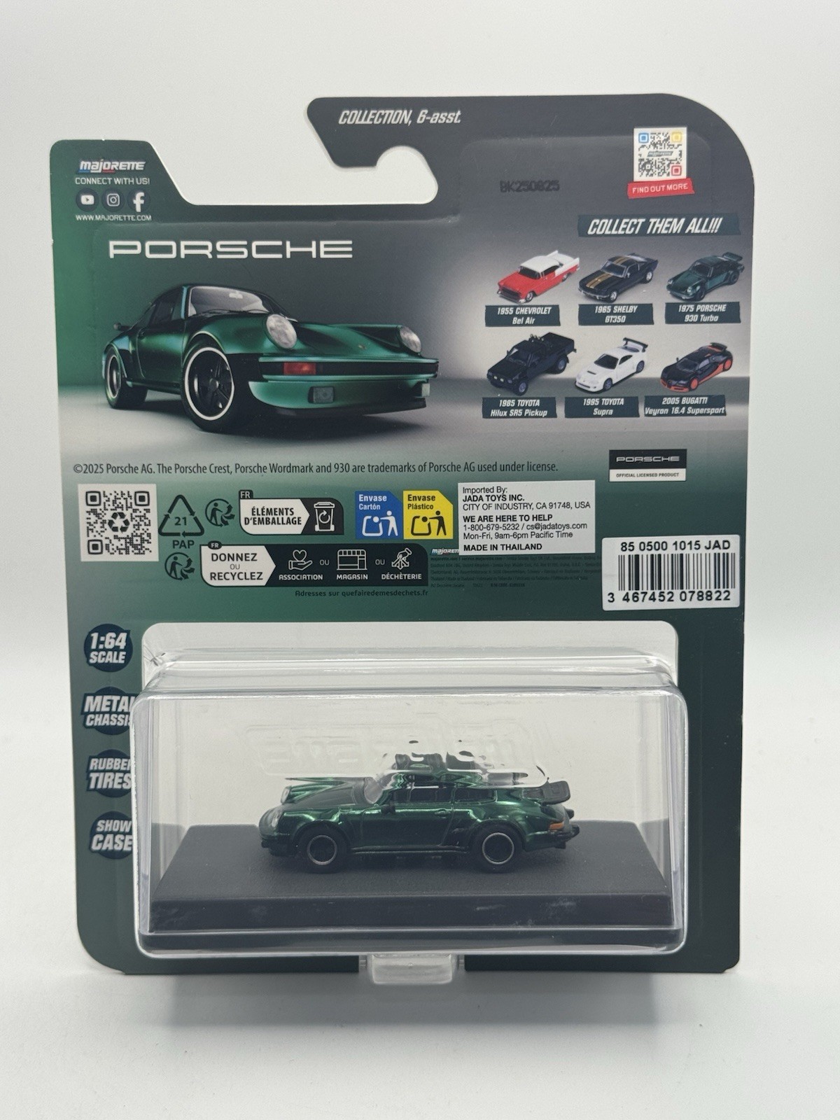 Majorette 1975 Porsche 930 Turbo – 1:64 Diecast (READ)