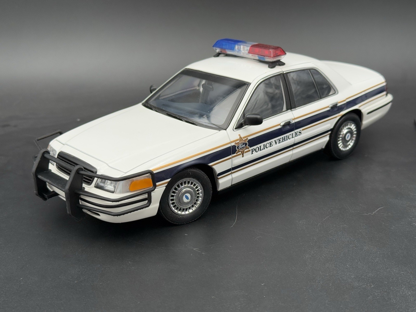 1/18 Go Rhino Wrap Around Push Bumper Pushbar For Motormax Crown Vic Police