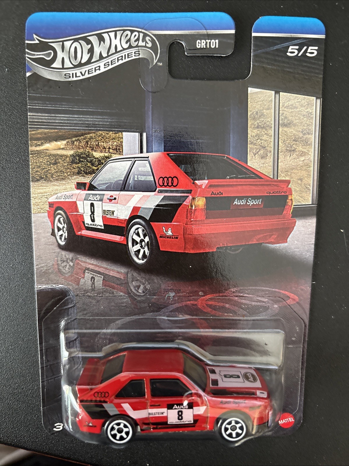 Hot Wheels Chase Silver Series Audi Series ’84 Audi Sport Quattro 5/5 Metal Base