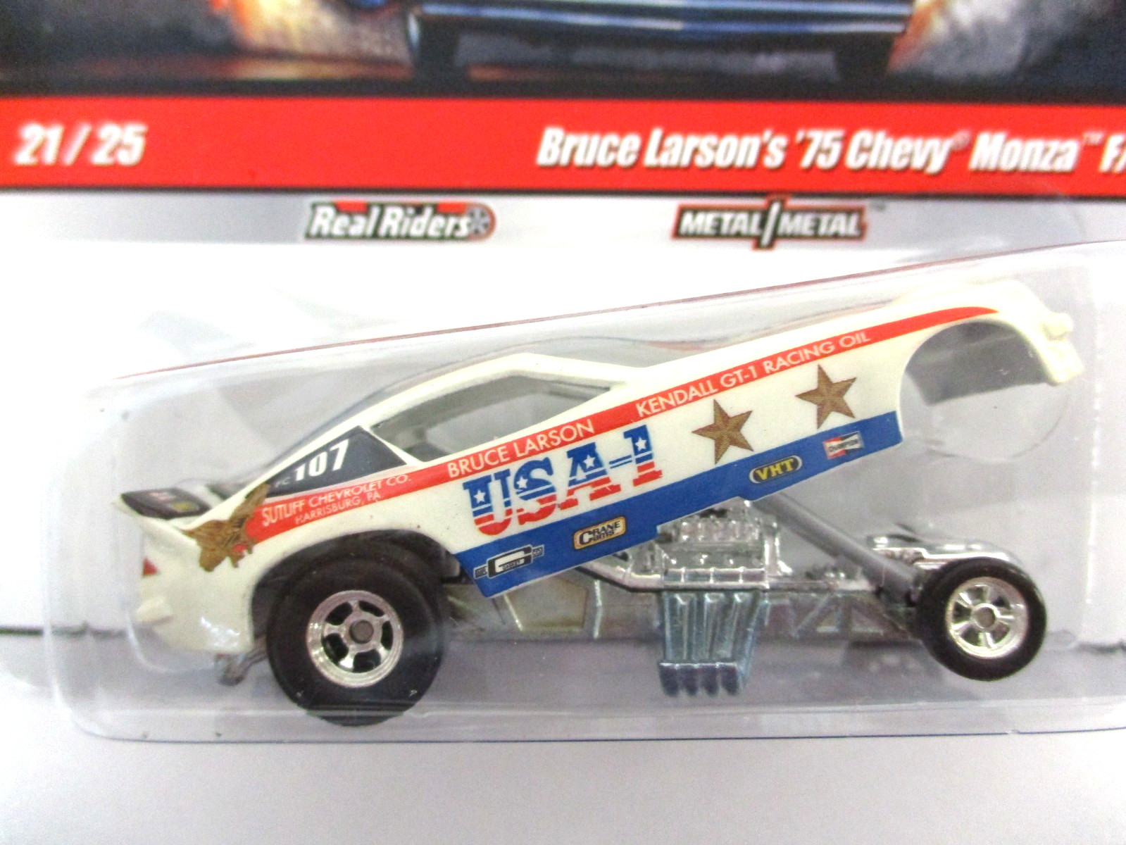 HOT WHEELS – DRAG STRIP DEMONS BRUCE LARSON USA-1 CHEVROLET MONZA FUNNY CAR