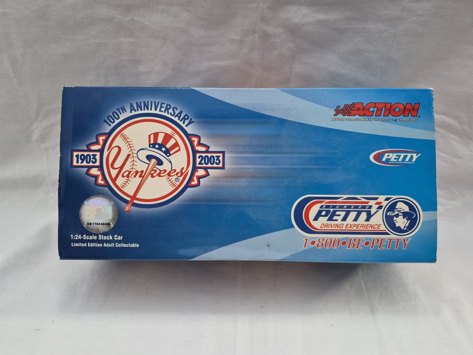 Autographed 2003 Richard Petty Yogi Berra #43 #8 NY Yankees 100th Anniversary
