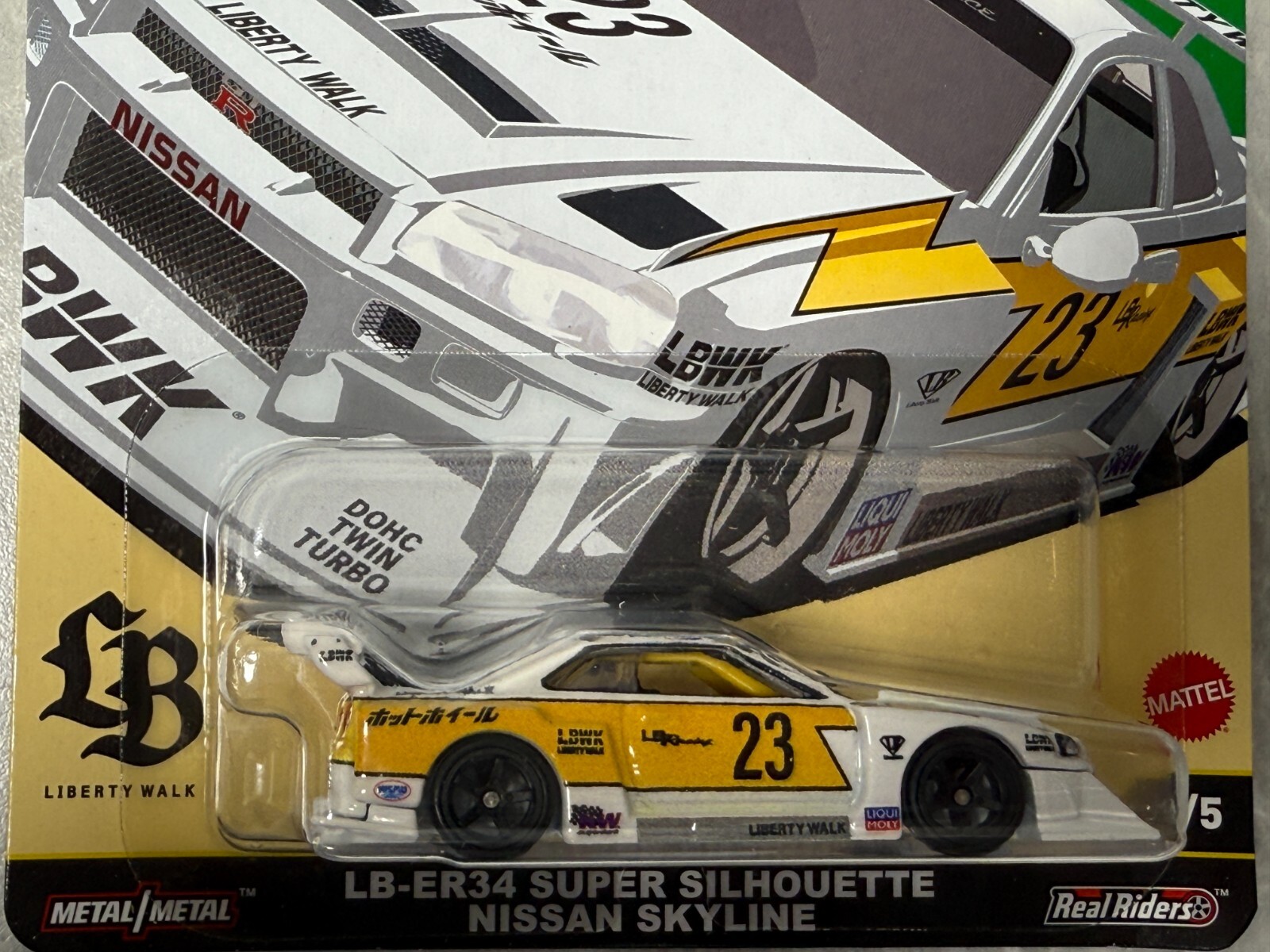 2025 Hot Wheels Car Culture Silhouettes LB-ER34 Super Silhouette Nissan Skyline