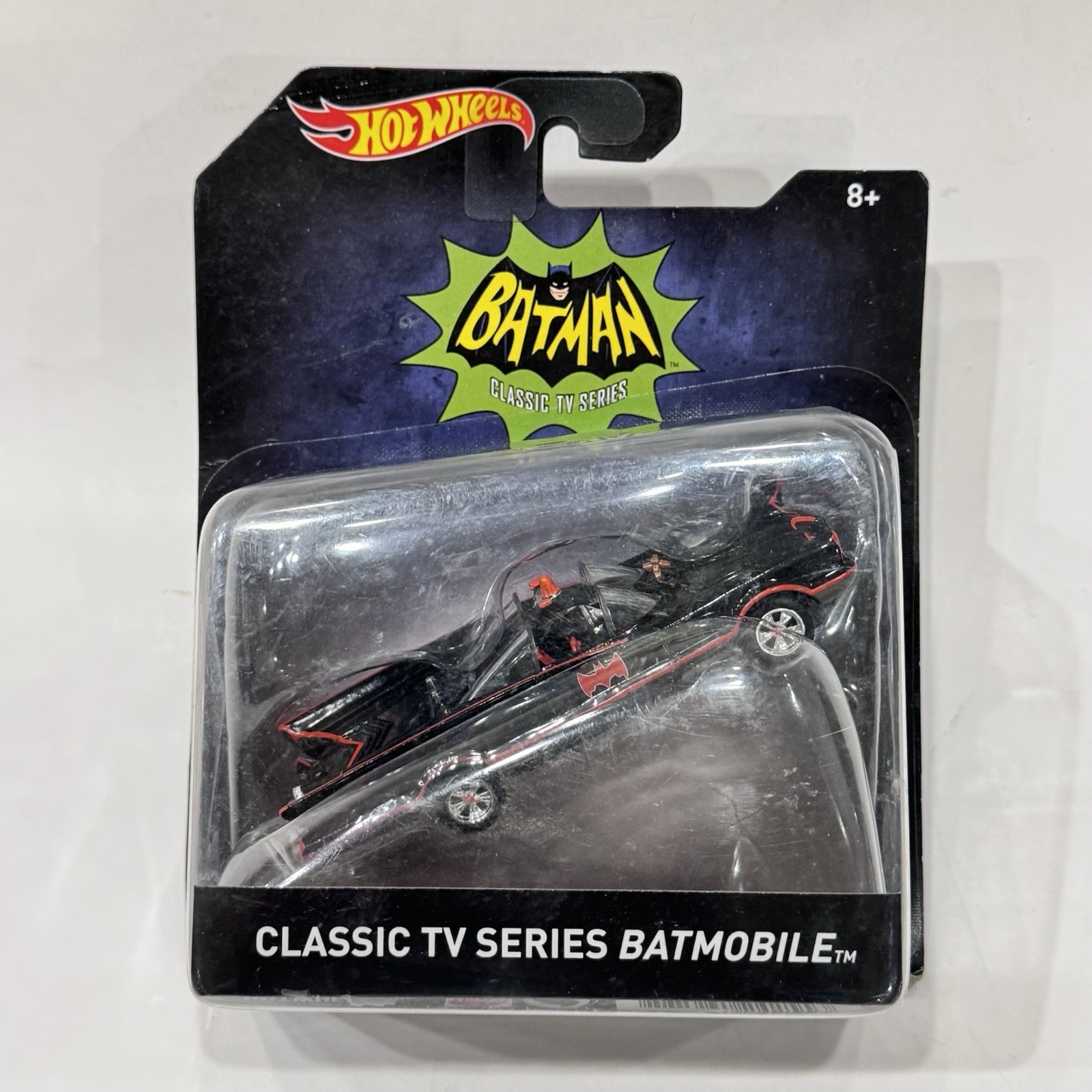 2011 Hot Wheels 1/43 Batman the Dark Knight Tumbler Plus Classic 1966 Batmobile