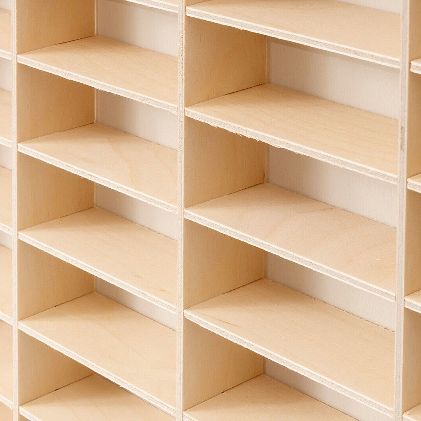 60/80 Grid Wooden Shelf FOR Hot Wheels Diecast Matchbox 1/64 Toy Display Case US