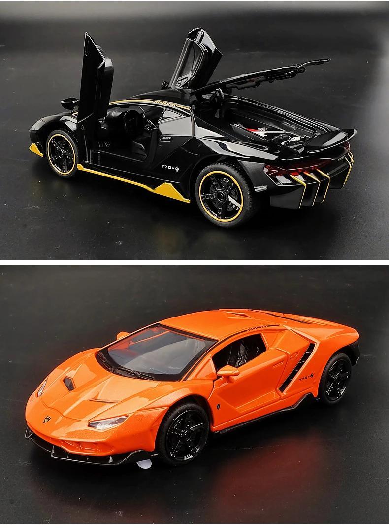 1:32 Lamborghini LP770 Diecast Toy Car – Alloy Model with Sound & Light Effect