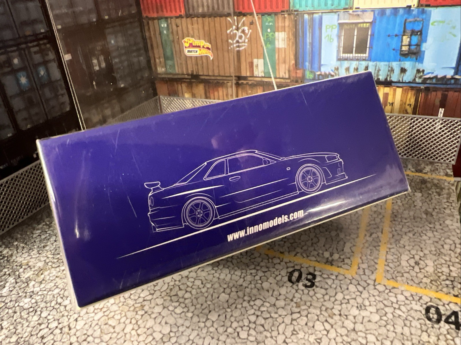 Inno64 Nissan Skyline GT-R R34 #50 5Zigen Falken Super Taikyu 2000 N1 Winner