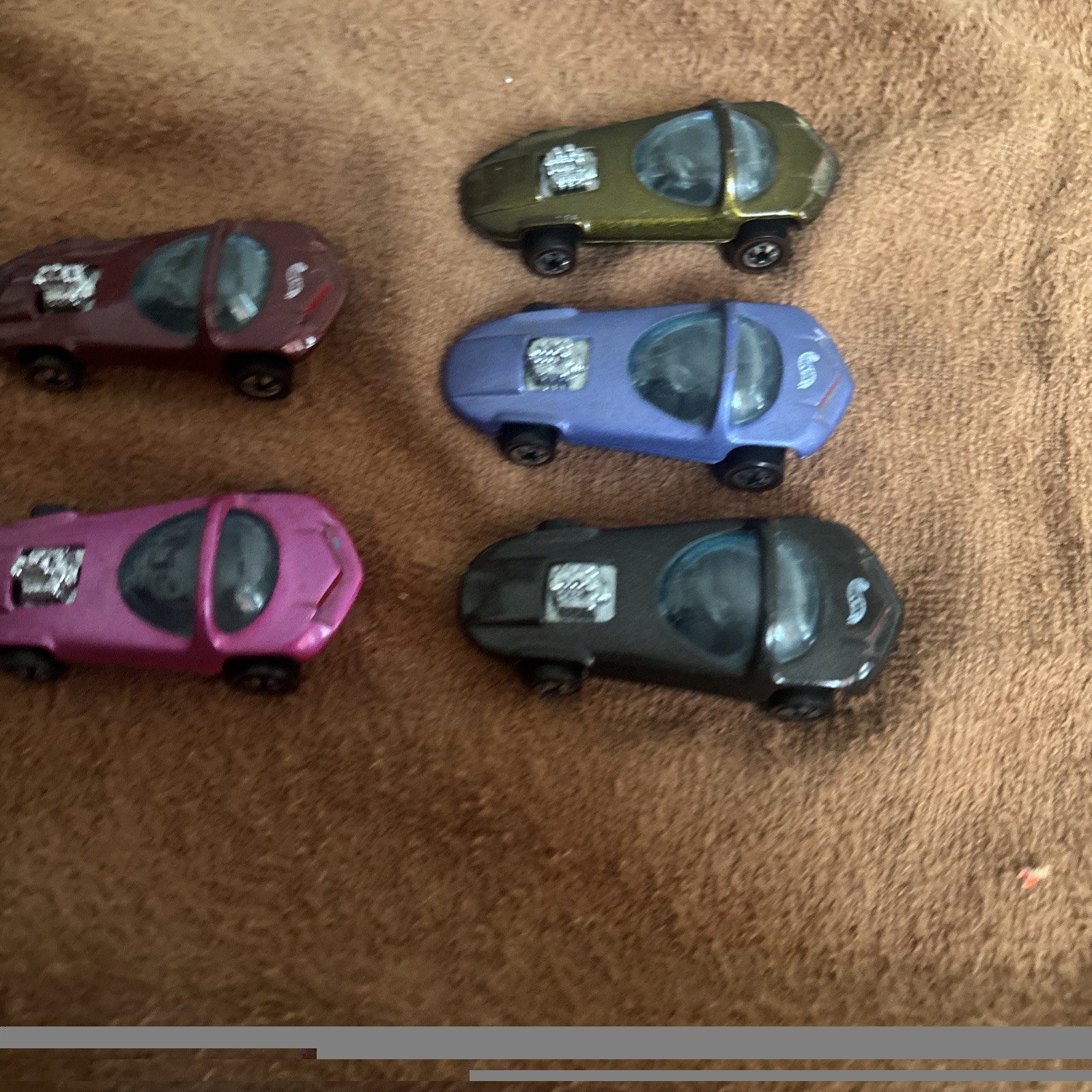 SET 5 LOOSE 1:64 HOT WHEELS 1992-93 25TH -VINTAGE COLLECTIONS SILHOUTTE’S