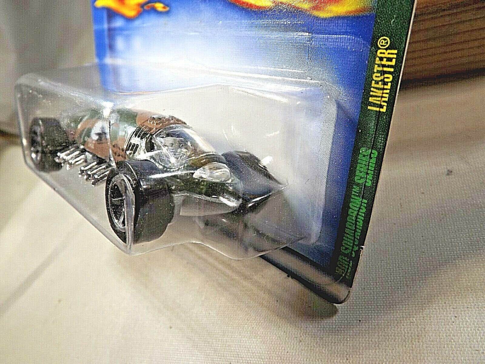 2001 Hot Wheels #66 Rod Squardron Series 2/4 LAKESTER Camo Green w/Chrome 5 Sp