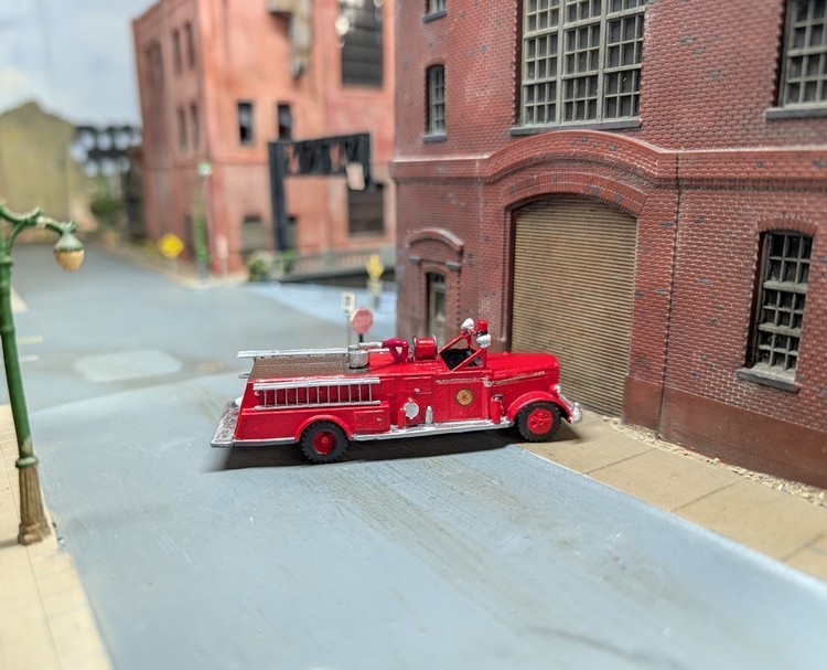 1/87 HO Scale Custom Built 1955 Ward LaFrance Fire Pumper 3D Printed Resin Model