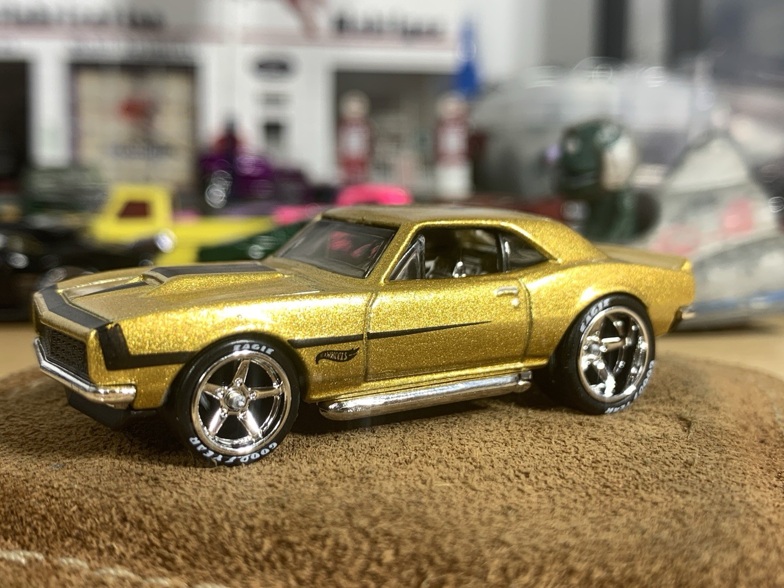 Hot Wheels ’67 Chevy Camaro Custom Wheel Swap Hot Rod Street Machine