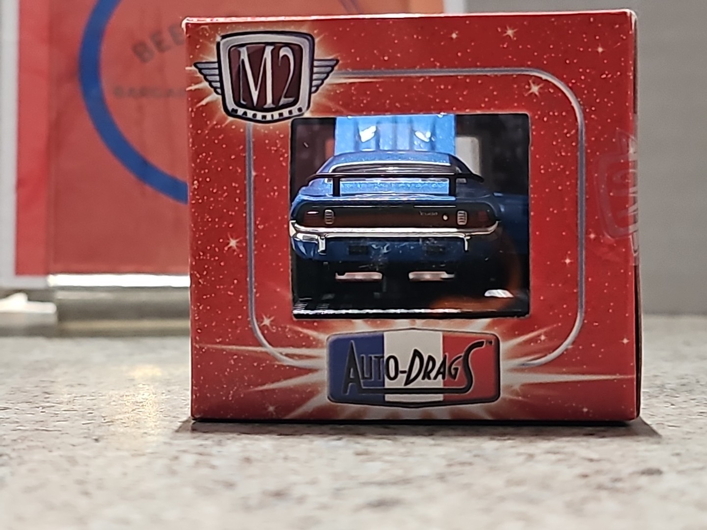 M2 Machines Auto-Drags 1971 Plymouth Cuda 383 1:64 Scale Diecast Car