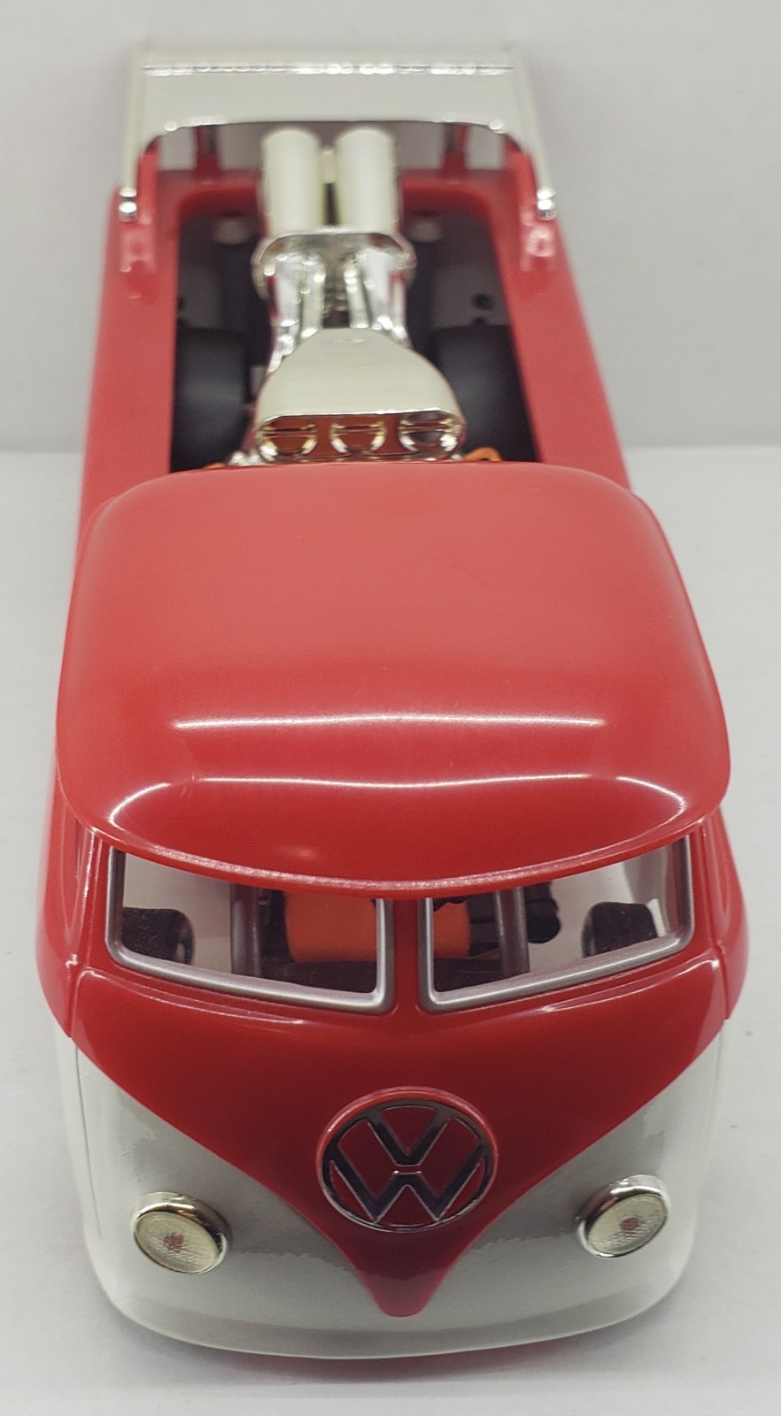 Red & White Volkswagen Bus Dragster by HotWheels [kw356]