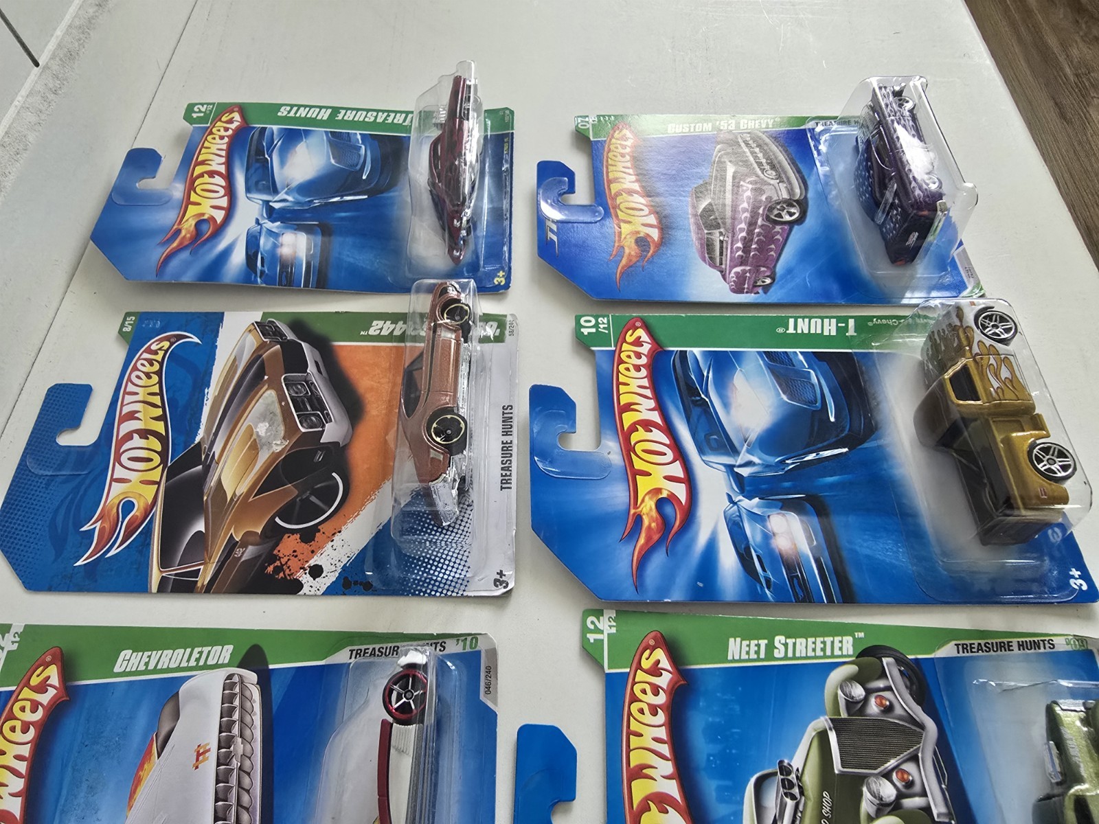 Hot Wheels Treasure Hunt Lot Of 8 SEALED NEW Cadillac Evil Twin Chevy Truck Olds