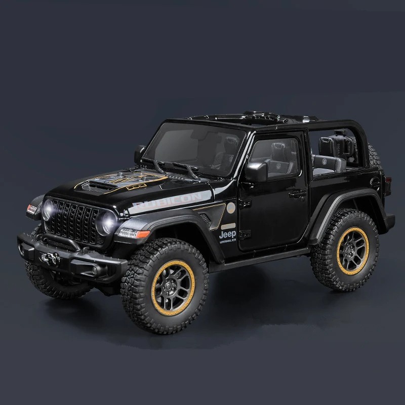 1:18 Jeep Wrangler Rubicon Alloy Off-road Vehicles Car Model Diecast & Toy Metal