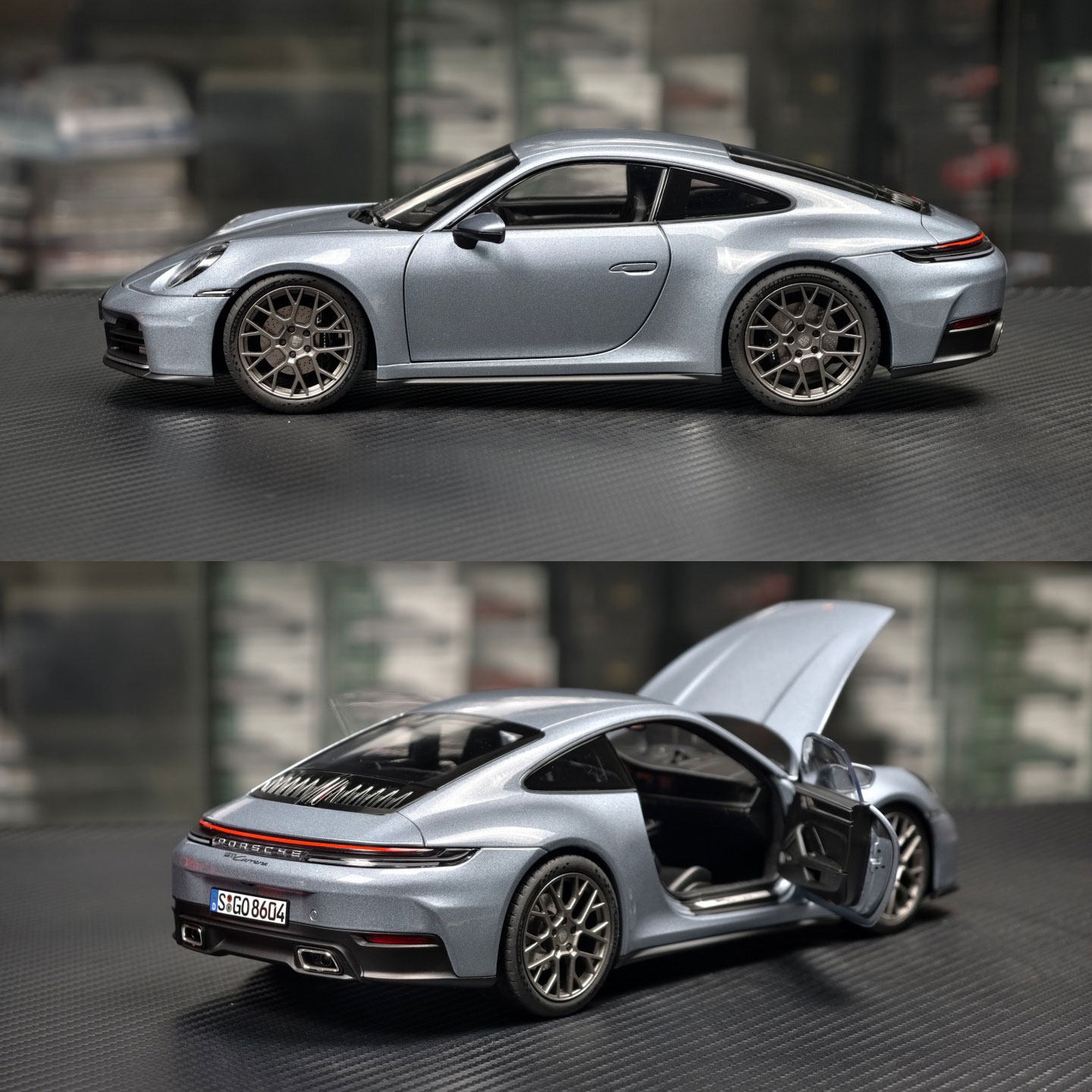 NOREV 1:18 Porsche 911 Carrera S GTS 2024 Alloy Car Model