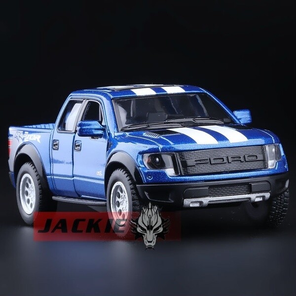 Ford 2013 F-150 SVT Raptor Supercrew, Pick Up Truck, Diecast Toy Car, 5”, 1:46