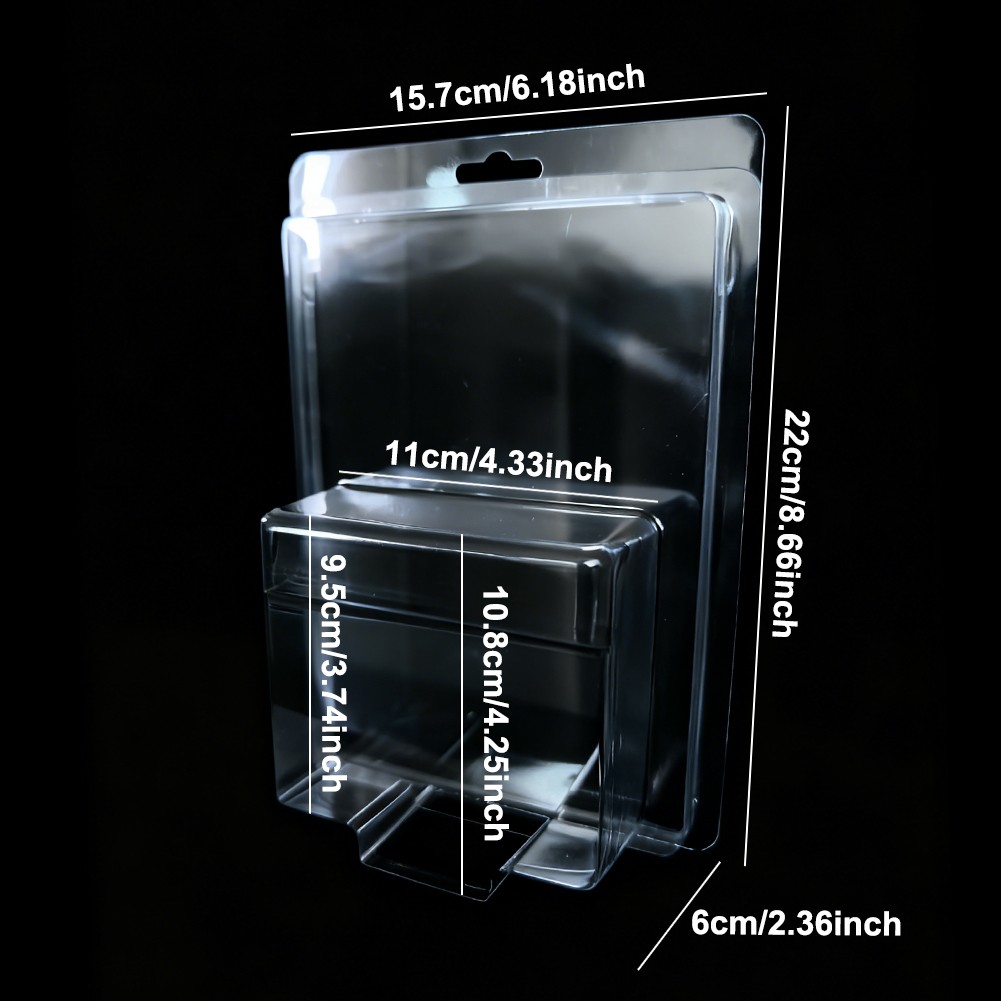 5-50x Clear Protector Display Case Clamshell For MINI GT Mijo Diecast Model Cars