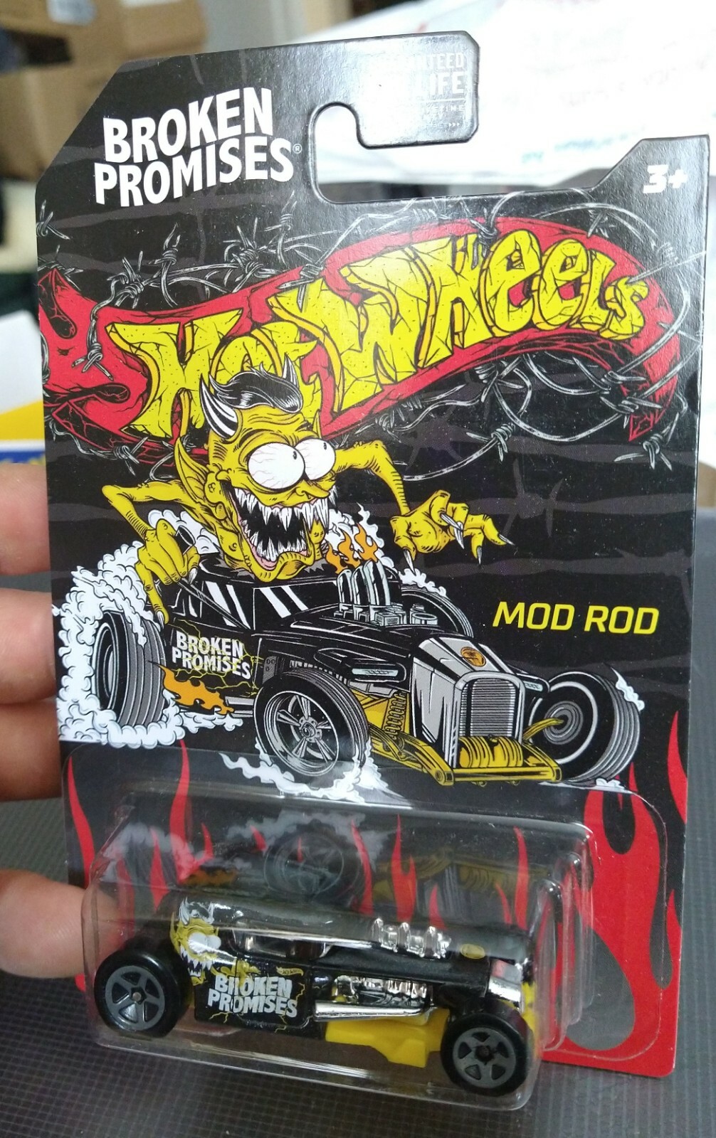 Hot Wheels X Broken Promises Exclusive Collab Mod Rod
