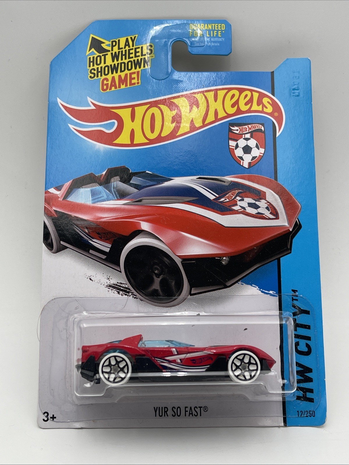 2014 Hot Wheels HW City Yur So Fast #12 Red Version HW Goal New