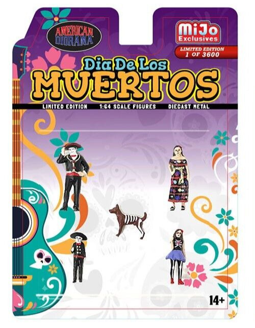 1/64 American Diorama 5 pc. Dia De Los Muertos Figure Set – MiJo exclusive