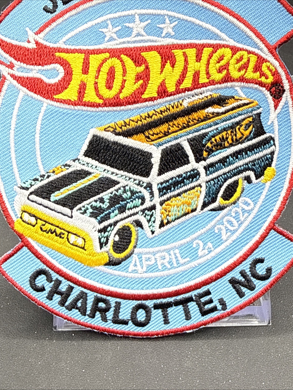 🎉2020 Hot Wheels Convention PATCH 64 GMC PANEL TRUCK DINNER Jeremy Cox