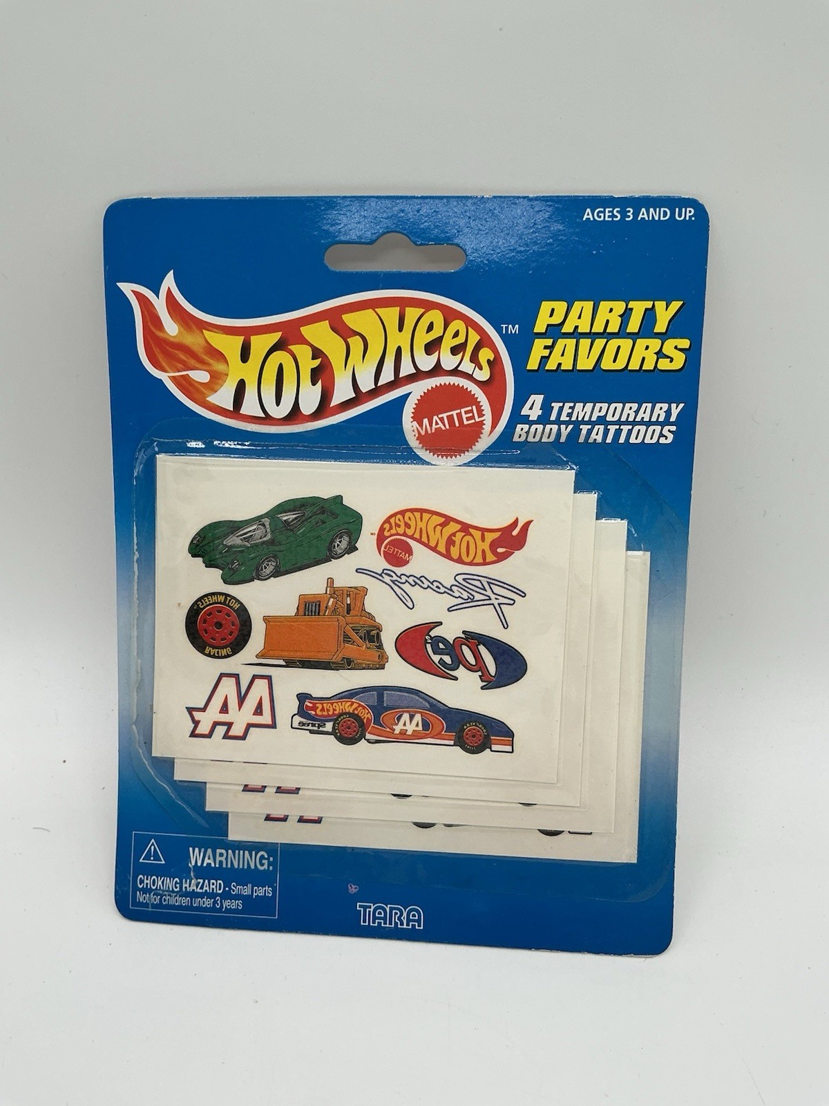 Hot Wheels Party Favors 8 Stickers 1997- 1998. – Z 38