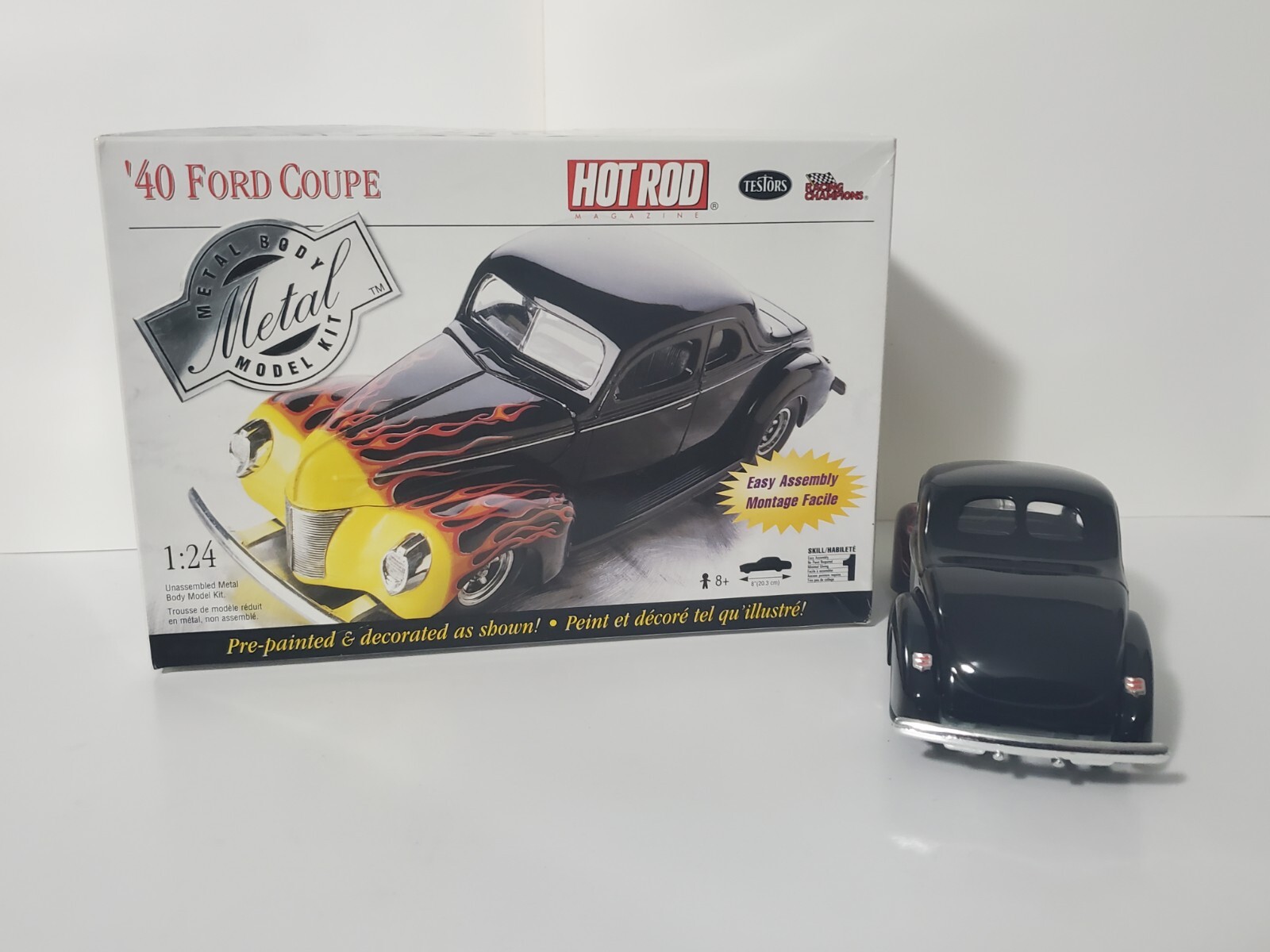 1-24 Testors Die Cast Metal 40 Ford Coupe New Build Super Nice