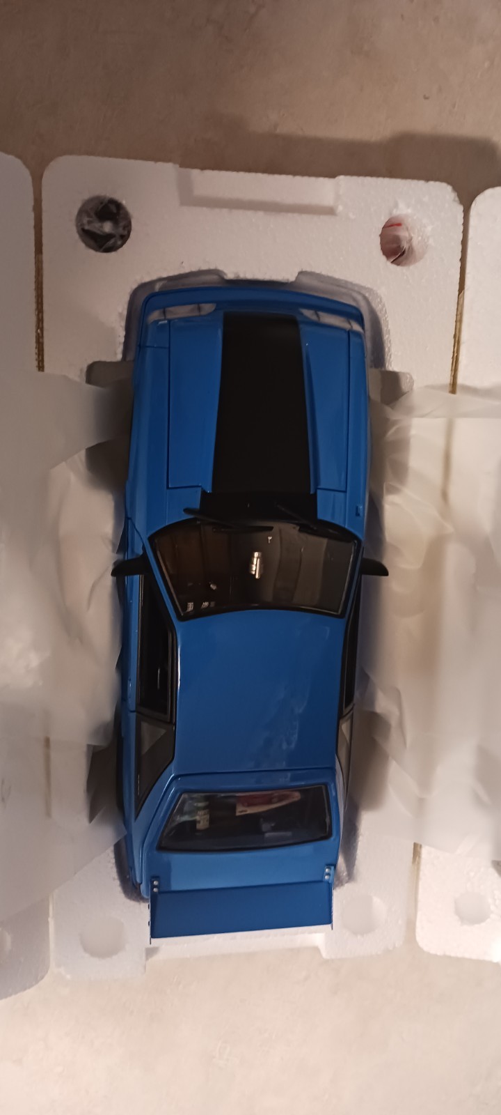 1 18 GMP 1320 Drag Mustang Blue