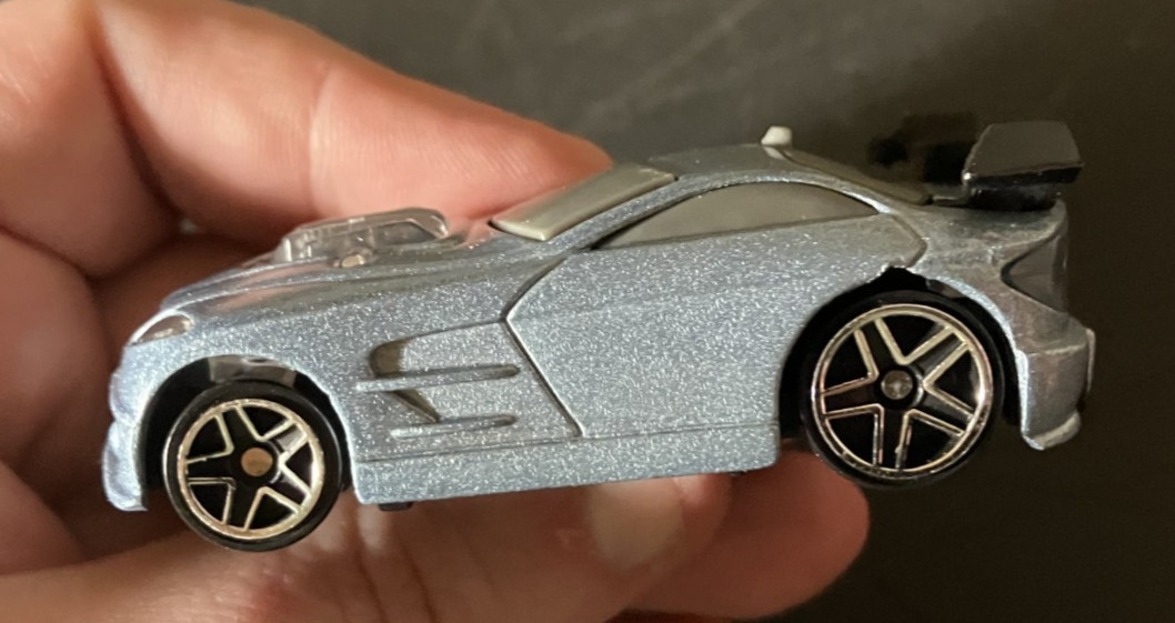 Silver Blue Mercy Breaker – Loose 2004 Hot Wheels McDonald’s Diecast – CLEAN NM
