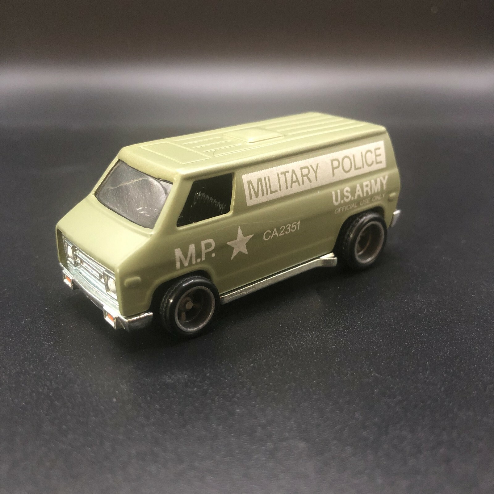 White Toner 1:64 Waterslide Decal Khaki Kooler Super Van Military Police