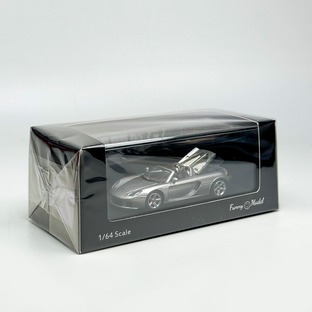 1: 64 scale model car silver Carrera GT Roadster alloy die cast