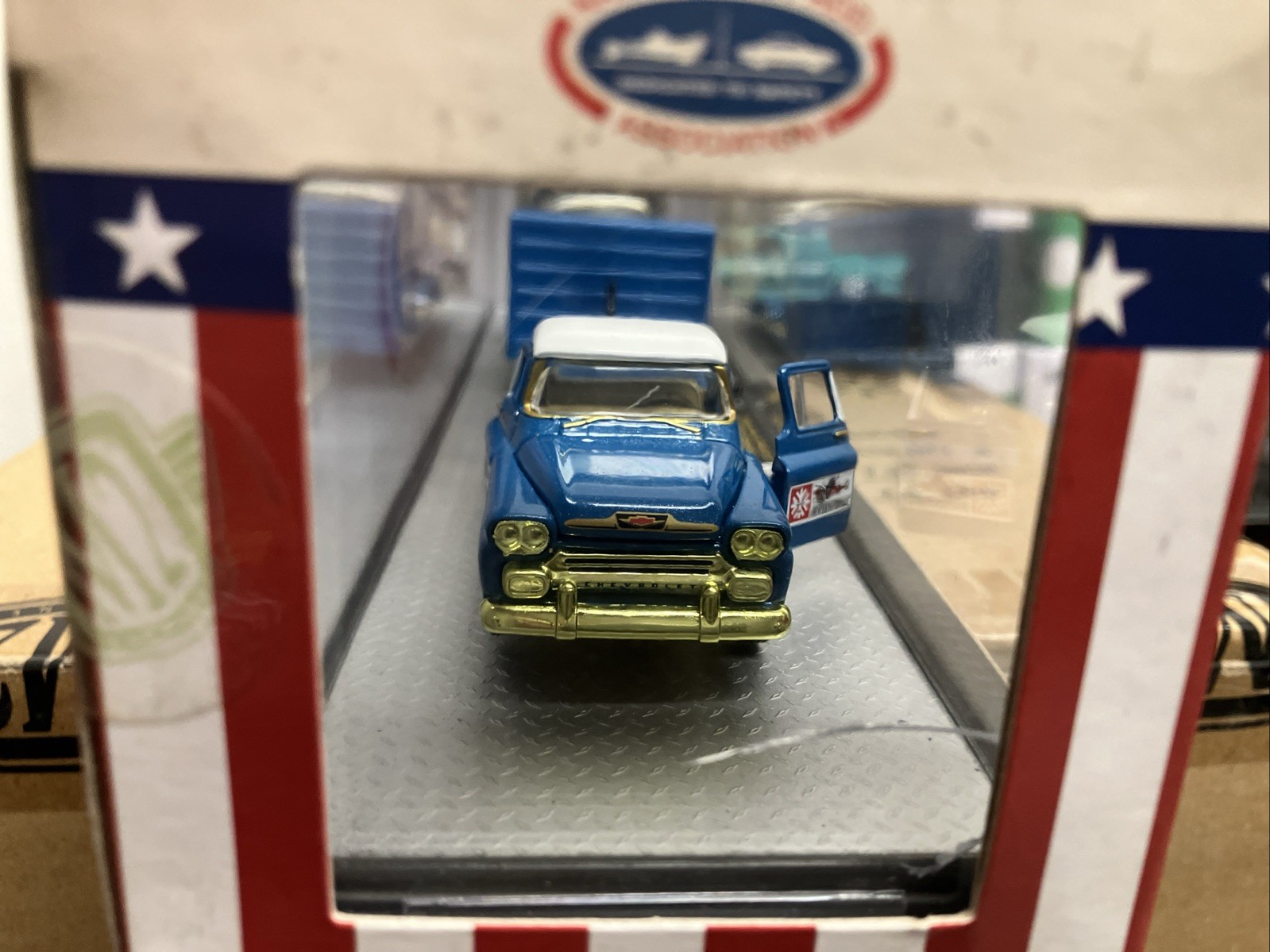 M2 NHRA 1958 Chevrolet Cameo Truck & 1957 Chevrolet Gasser CHASE in box